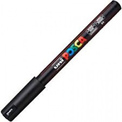 ΜΑΡΚΑΔΟΡΟΣ POSCA 0.7mm PC-1MR ΜΑΥΡΟ ΜΑΡΚΑΔΟΡΟΣ POSCA 0.7mm PC-1MR ΜΑΥΡΟ